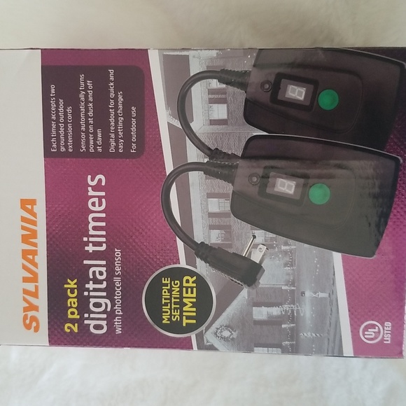 2 pack digital timers new in box. - Picture 2 of 3